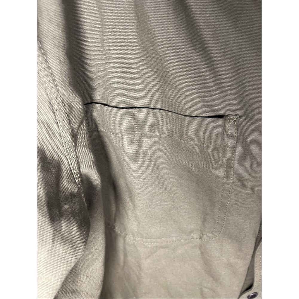 Stanley Canvas Heavy Duty Work Jacket Blanket Interior Size Large - Picture 4 of 10